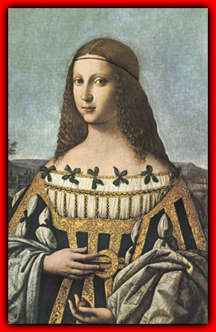 Lucrezia Borgia - Bartolomeo Veneto. The Collection of the University of Notre Dame, Indiana.